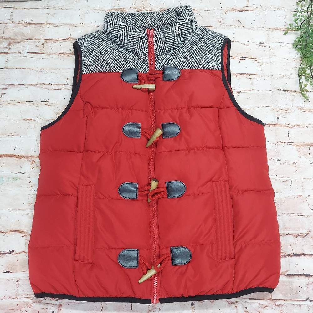 Ruff Hewn Red Puffer Vest - Picture 14 of 17